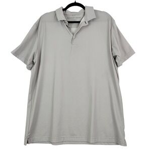 Mizzen+Main Phil Mickelson Polo Shirt Mens XL Gray Golf Performance Stretch